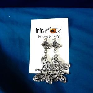 Post back butterfly earrings